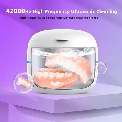 Denture ultrasonic and ultraviolet cleaning machine