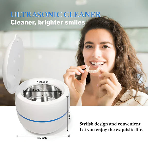 Denture ultrasonic and ultraviolet cleaning machine