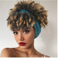 Honey Blonde / blue headband