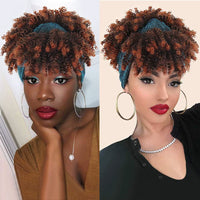 Brown/ blue headband